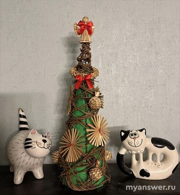 Почему коты так любят есть мишуру?