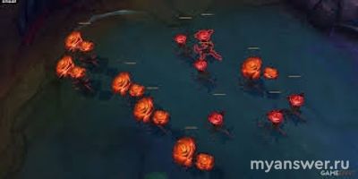 Красные цветы в League of Legends зачем нужны?