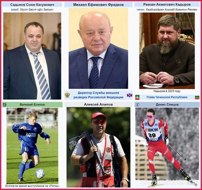 Какая рыба могла бы связать политиков и спортсменов на фото?