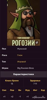 Список всех игровых персонажей шоу «Подземелье Чикен Карри»? Сколько всего?