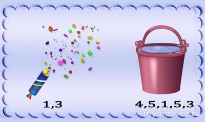 Как разгадать ребус - конфетти и ведро?