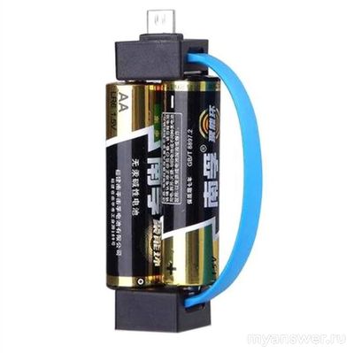 Есть ли преобразователь заряда батареек в заряд телефона?