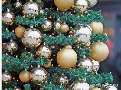 Новогодние шары какого цвета можно вешать на елку ко встрече нового 2025?