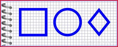 Из букв каких слов можно составить названия этих (см) геометрических фигур?