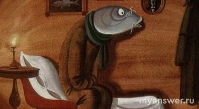 Какой рисунок нарисовать к сказке "Премудрый пискарь", какие иллюстрации?