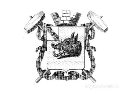 Голова какого зверя на гербе г. Рыльск. Какая связь с названием города?