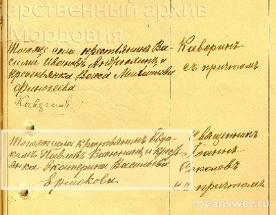 Почему в церковных книгах писали отчество как фамилию?