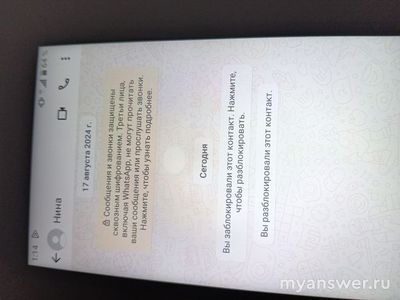 Видит ли заблокированный контакт в Ватсапе сведения? Каким образом?