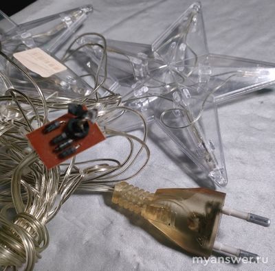 Можно ли починить новогоднюю гирлянду, если сгорел конденсатор?