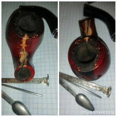Как починить курительную трубку из вишни?