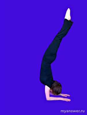 Ганда Бхерундасана (вариация 1), как освоить позу?