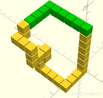 Как решить: Сколько кубиков нужно, чтобы Петя достроил змейку (см.)?