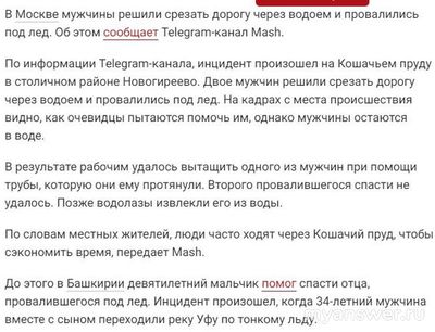 Что случилось на Кошачьем пруду в Москве 3 декабря 2024 года?