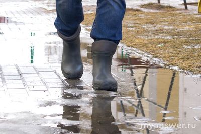 Сколько времени после покупки у вас не промокает зимняя обувь?