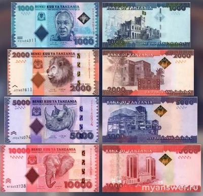 Сколько стран все еще используют шиллинг в качестве валюты?