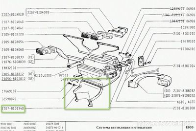 Плохо обдувается лобовое и боковые стёкла ваз 2107, какова причина?