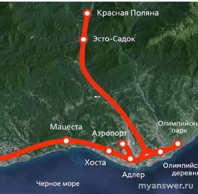 Какой всемирно известный горный курорт находится в Черноморье?