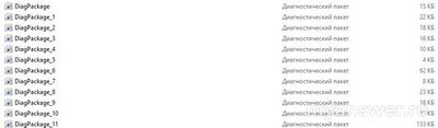 Что за файлы с названием "Диагностический пакет"? Для чего? Можно удалить?