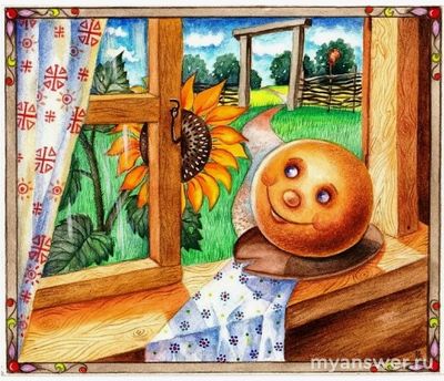 Как колобок умудрился убежать от старика и старухи?