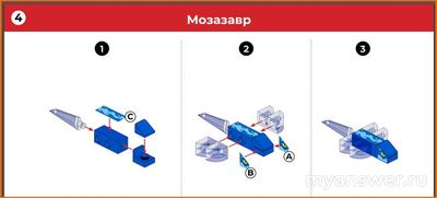 Коллекция «ДиксиДино» - как собрать «Мозазавра»?