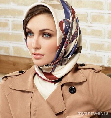 Обязательно ли, если вместо шапки платок, то сзади выглядишь как бабушка?