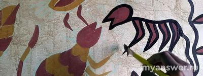 Где и кем применяется техника живописи сохраи. Как выглядят такие картины?