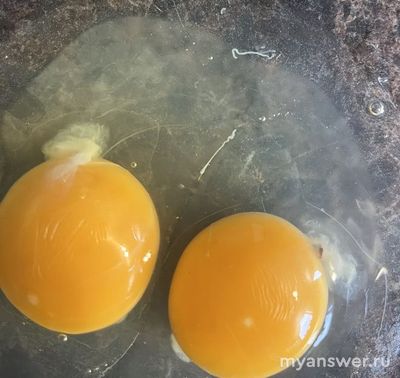 Белые нити в яйце, что это?