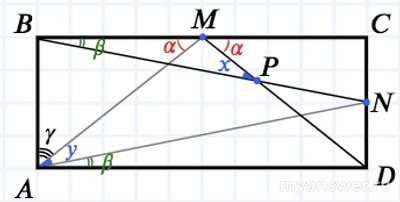 Точки М и N — соответственно середины сторон BC и CD... Как решить?