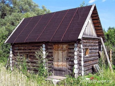 Какой размер имеет обычная деревенская баня?
