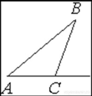 В треугольнике ABC угол C равен 159°. Как найти внешний угол при вершине C?