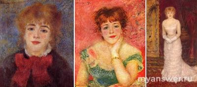 Чем привлекла Ренуара Жанна Самари? Как относился художник к своей модели?