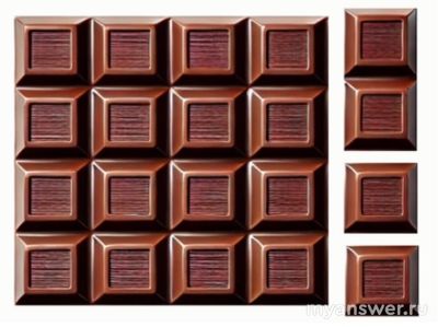 Как решить: У Маши есть шоколадка, состоящая из m×n квадратных долек?