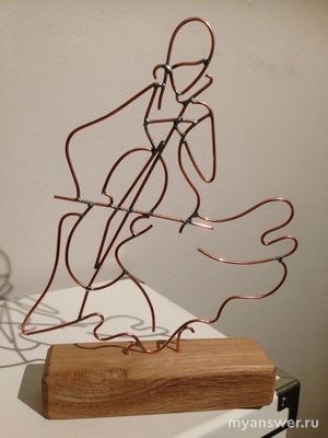 Прикольные фигуры из проволоки, изготовленные при помощи пайки, где найти?