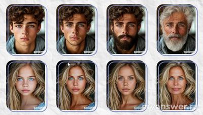 Как определить возраст людей на фотографиях (см.)? Кто из них взрослый?