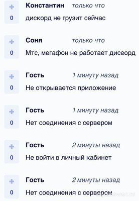 Не работает Дискорд (Discord) 18 сентября 2024, почему, что делать?