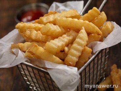 По какому рецепту правильно приготовить картофель фри?