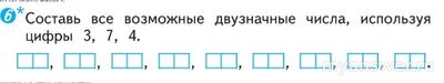 Как составить все возможные двузначные числа, используя цифры 2,9,5? 3,7,4?