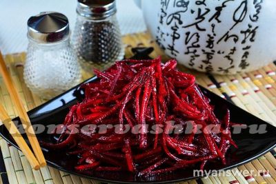 Выращивают ли в Корее свеклу? Что готовят из неё?