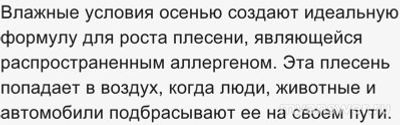 Почему от опавших листьев осенью болят и слезятся глаза?