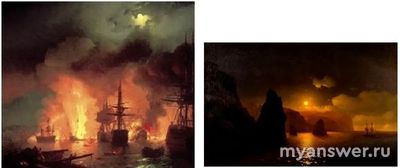 Какие работы Айвазовского можно встретить на почтовых марках?