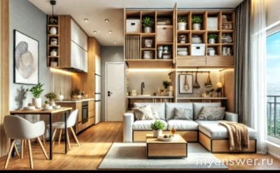 Как создать комфортное пространство в малогабаритной квартире?