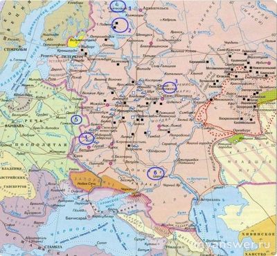 Расскажите по карте, где было особенно много поселений старообрядцев?