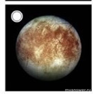 Как решить: На рисунке представлены 8 крупнейших спутников классич. планет?