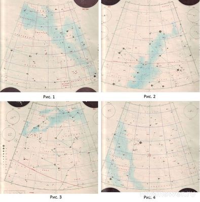 Через какие созвездия проходит Млечный путь?