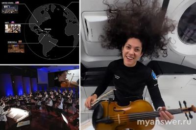 Кто первый в космосе солировал на скрипке в сопровождении 8 симф.оркестров?