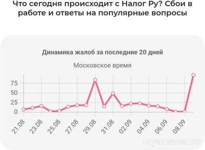 Не работает Налог ру 9 сентября 2024 года, почему, что делать?