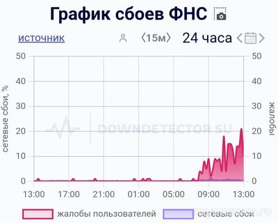 Не работает Налог ру 9 сентября 2024 года, почему, что делать?
