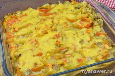 Как приготовить запеканку из перца по-болгарски?