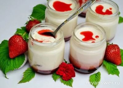Как приготовить дома йогурт с клубникой?