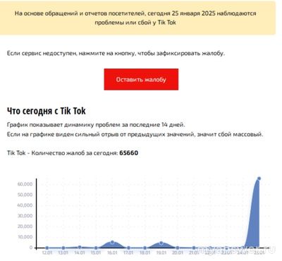 Не работает ТикТок (TikTok) 26.01.2025, почему, надолго ли, что делать?